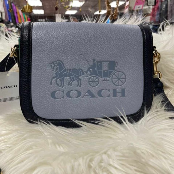 Coach Saddle In Colorblock With Horse And Carriage - Picture 6 of 6